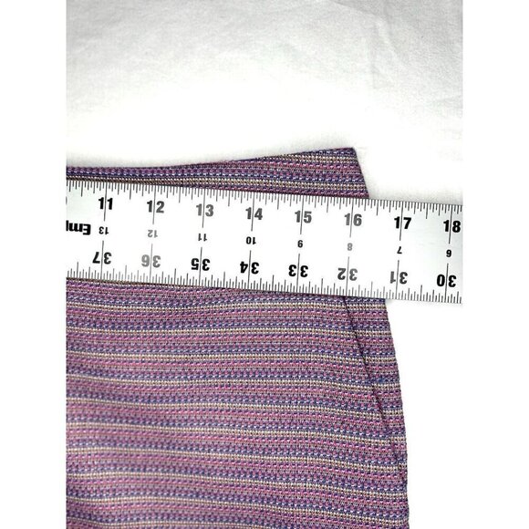 Ann Taylor LOFT The Riviera Short Women's 4 Pink Stripe Casual Summer Preppy Mod - Picture 5 of 14